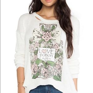 Lauren Moshi Love Potion Sweater NEW with tags! M